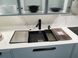 🟥 Кухонна мийка Franke KUBUS 2 KNG 110-52 (125.0517.045) гранітна - монтаж під стільницю - колір Мигдаль - (коландер та килимок Rollmat у комплекті)