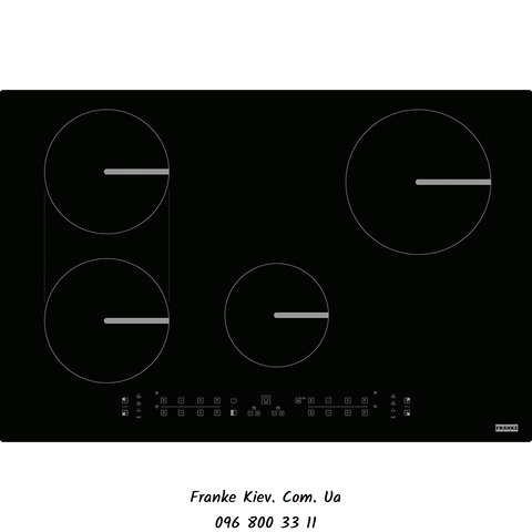 Franke-Partner.com.ua ➦  Варочная поверхность Franke индукционная Smart FSM 804 I B BK (108.0606.110) чёрное стекло