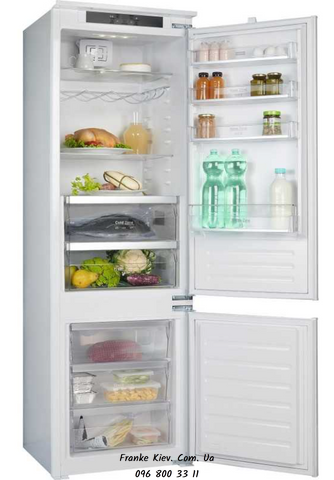🟥 Вбудовуваний холодильник Franke FCB 400 V NE N E (118.0705.909) 401 літр, H-1935 L-690 інверторний компресор