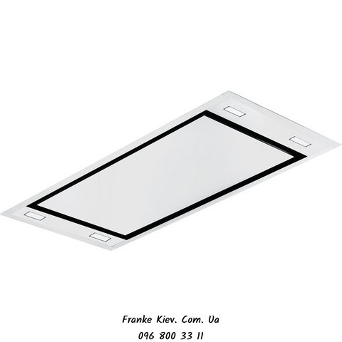 Franke-Partner.com.ua ➦  Кухонна витяжка Franke Maris Ceiling FCBI 926 WH (350.0590.183) біла матова емаль - вбудовувана в стелю - 90 см