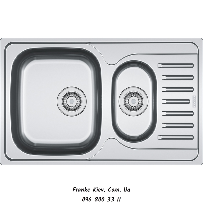 Franke-Partner.com.ua ➦  Кухонная мойка Franke Polar PXL 651-78 (101.0377.282), декор
