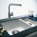🟥 Кухонна мийка Franke Kubus KBG 160 (125.0158.598) гранітна - монтаж під стільницю - колір Онікс