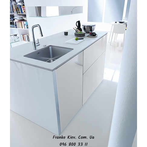 Franke-Partner.com.ua ➦  Кухонна мийка Franke Mythos MYX 210-50 (127.0603.517) нержавіюча сталь - монтаж виразний, в рівень або під стільницю - полірована