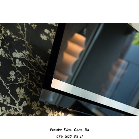 Franke-Partner.com.ua ➦  Кухонна витяжка Franke Crystal FCRV 908 BK (330.0536.839) чорне скло настінний монтаж, 90 см