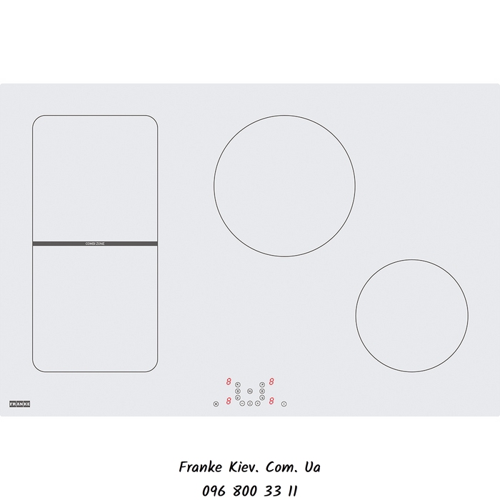 Franke-Partner.com.ua ➦  Варильна поверхня Franke індукційна FHMR 804 2I 1FLEXI WH (108.0390.420) біле скло