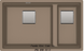 🟥 Кухонна мийка Franke KUBUS 2 KNG 120 (125.0517.123) гранітна - монтаж під стільницю - колір Мигдаль - (коландер та килимок Rollmat у комплекті)