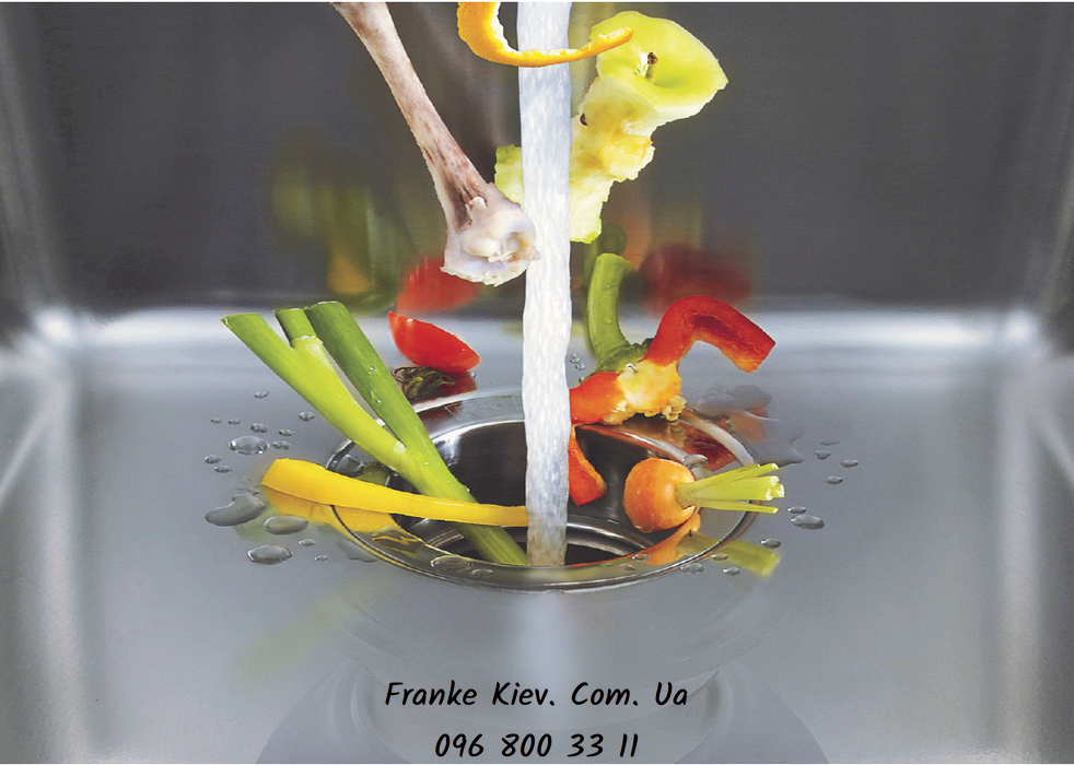 Franke-Partner.com.ua ➦  Измельчитель пищевых отходов Franke TURBO ELITE TE-50 (134.0535.229) мощность 0.5 л.с