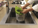 🟥 Кухонна мийка Franke Crystal Line CLV 210 (127.0306.327) полірована - монтаж врізний або у рівень зі стільницею - нержавіюча сталь / Чорне скло