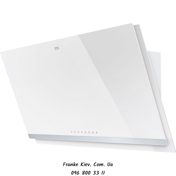 Franke-Partner.com.ua ➦  Кухонна витяжка Franke Crystal FCRV 908 WH (330.0536.840) біле скло настінний монтаж, 90 см