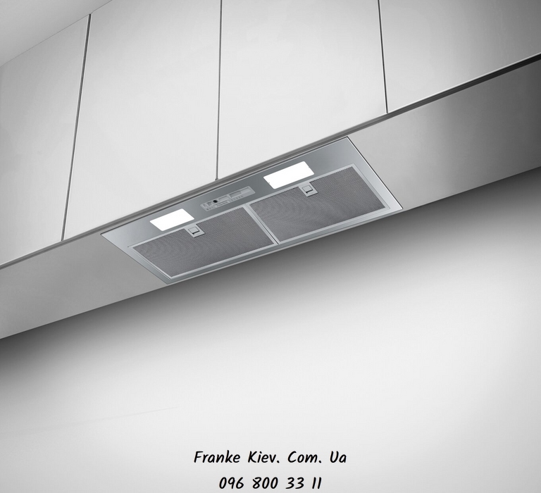 Franke-Partner.com.ua ➦  Кухонная вытяжка Franke Inca Smart FBI 525 GR (305.0599.532) серая эмаль встроенная полностью, 52 см