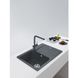🟥 Кухонна мийка Franke Urban UBG 611-78 (114.0701.804) гранітна - врізна - оборотна - колір Онікс - (пластиковий коландер у комлекті)