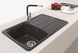 🟥 Кухонна мийка Franke Antea AZG 611-78 (114.0499.170) гранітна - врізна - оборотна - колір Онікс