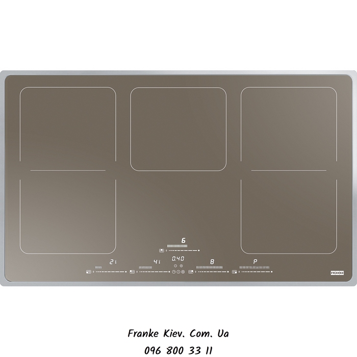 Franke-Partner.com.ua ➦  Індукційна варильна поверхня Frames by Franke FHFS 865 1I 2FLEX ST CH, колір шампань