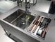 🟥 Кухонна мийка Franke BWX 220-54-27 TL WCR (127.0538.259) мала чаша праворуч нержавіюча сталь - монтаж врізний або у рівень зі стільницею - полірована