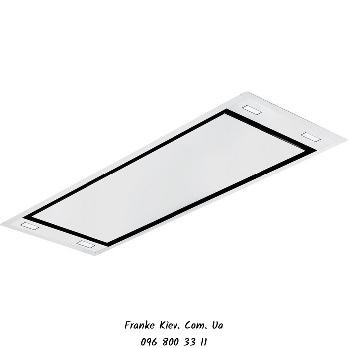 Franke-Partner.com.ua ➦  Кухонна витяжка Franke Maris Ceiling Flat FCFL 1206 WH (350.0536.874) біла матова емаль - вбудовувана в стелю - 120 см