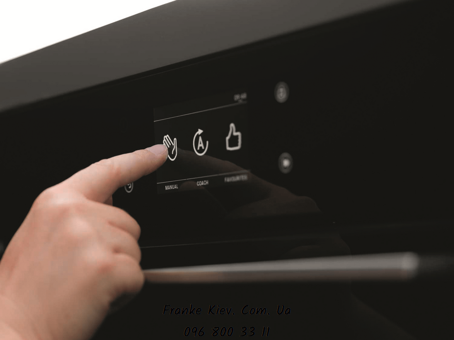 Franke-Partner.com.ua ➦  Пиролитический мультифункциональный духовой шкаф с сенсорным дисплеем Frames by Franke FS 913 P BK DCT TFT, цвет черный
