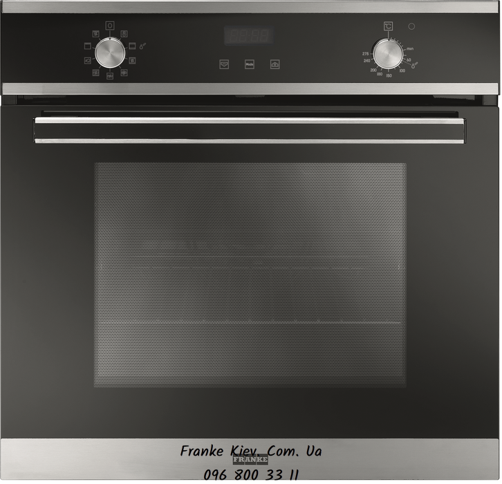 Franke-Partner.com.ua ➦  Духовой шкаф Franke Smart Plus SMP 86 M XS/F (116.0541.717) чёрный / нержавеющая сталь