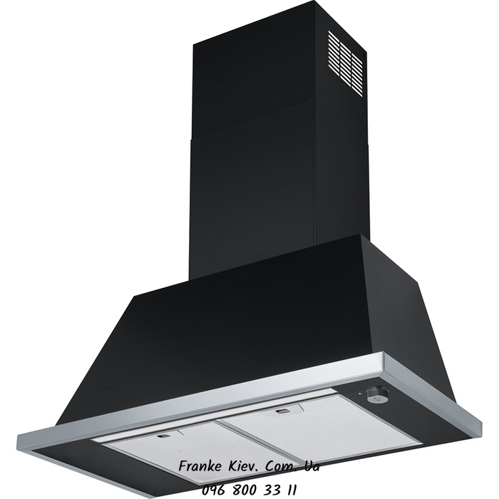 Franke-Partner.com.ua ➦  Кухонная вытяжка Franke Trendline 808 BK (321.0524.214) цвет матовый чёрный