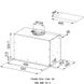 🟥 Кухонна витяжка Franke Box Flush EVO FBFE BK MATT A52 (305.0665.364) Чорний матовий вбудована повністю 52 см