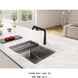 🟥 Кухонный смеситель Franke Icon с ламинарным потоком воды (115.0625.187) Чёрный матовый