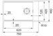 🟥 Кухонна мийка Franke KUBUS 2 KNG 110-62 (125.0631.519) гранітна - монтаж під стільницю - колір Чорний матовий - (коландер та килимок Rollmat у комплекті)