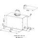 🟥 Кухонная вытяжка Franke Box Flush EVO FBFE BK MATT A70 (305.0665.365) Черный матовый встроенная полностью 70 см