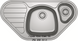 🟥 Кухонна мийка Franke Spark SKL 651-E (101.0510.150) нержавіюча сталь - врізна - кутова - декорована
