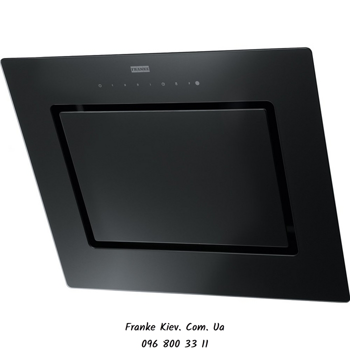 Franke-Partner.com.ua ➦  Кухонная вытяжка Franke Mythos FMY 607 BK (330.0507.685) чёрное стекло настенный монтаж, 60 см