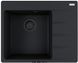 ⬛️ Кухонна мийка Franke Centro CNG 611-62 TL Black Edition (114.0699.242) гранітна - врізна - крило праворуч - колір Чорний матовий