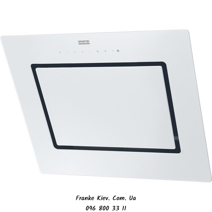 Franke-Partner.com.ua ➦  Кухонная вытяжка Franke Mythos FMY 607 WH (330.0507.688) белое стекло настенный монтаж, 60 см