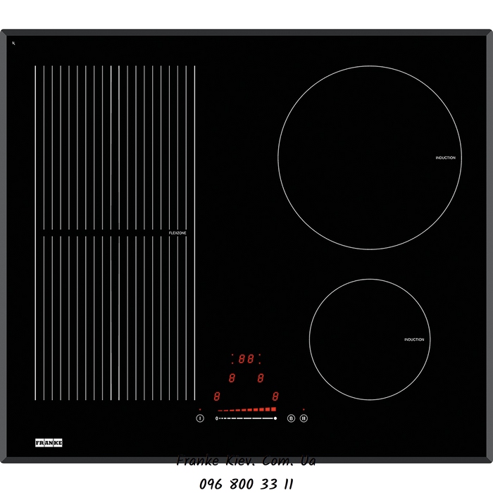 Franke-Partner.com.ua ➦  Варочная поверхность Franke индукционная FHCR 604 2I 1FLEXI T PWL (108.0377.087) чёрное стекло