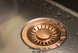 Вентиль-автомат 3½" з кнопкою і переливом, до мийки з нерж сталі PVD, copper (мідь) 112.0653.041