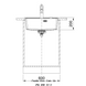 ⬛️ Кухонна мийка Franke Maris MRG 610-52 TL Black Edition (114.0699.231) гранітна - врізна - колір Чорний матовий