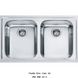 🟥 Кухонна мийка Franke Logica Line LLL 620-79 (101.0381.839) нержавіюча сталь - врізна - декорована