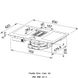 🟥 Кухонная вытяжка интегрированная в индукционную варочную поверхность Franke Maris Hob Extractor FMA 839 HI (340.0595.364) чёрное стекло